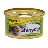 Консервы для кошек Gimpet Shiny Cat тунец и трава